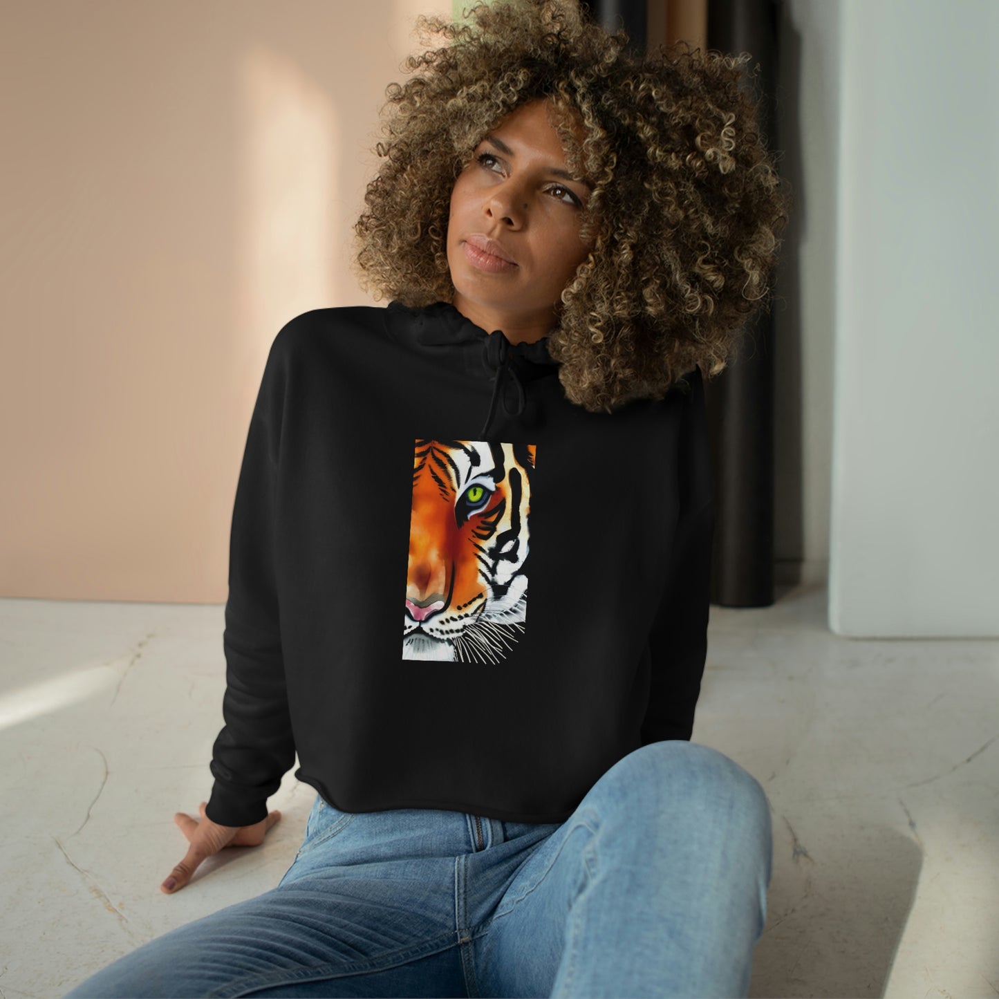 TIGER - Women’s Crop Hoodie