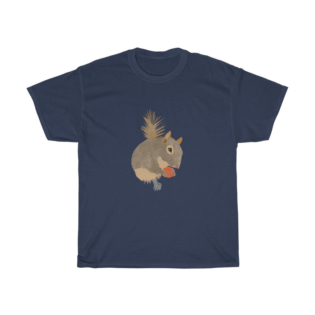 Squirrel Print - Unisex Heavy Cotton Tee