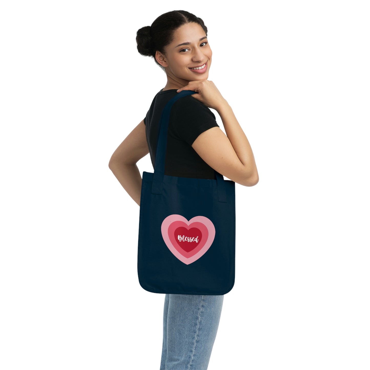 Blessed Heart - Organic Canvas Tote Bag
