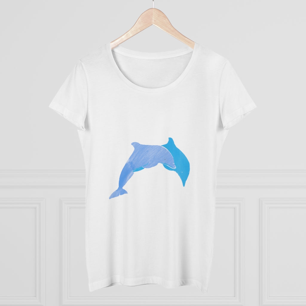 Organic Women's Lover T-shirt - Dolphins