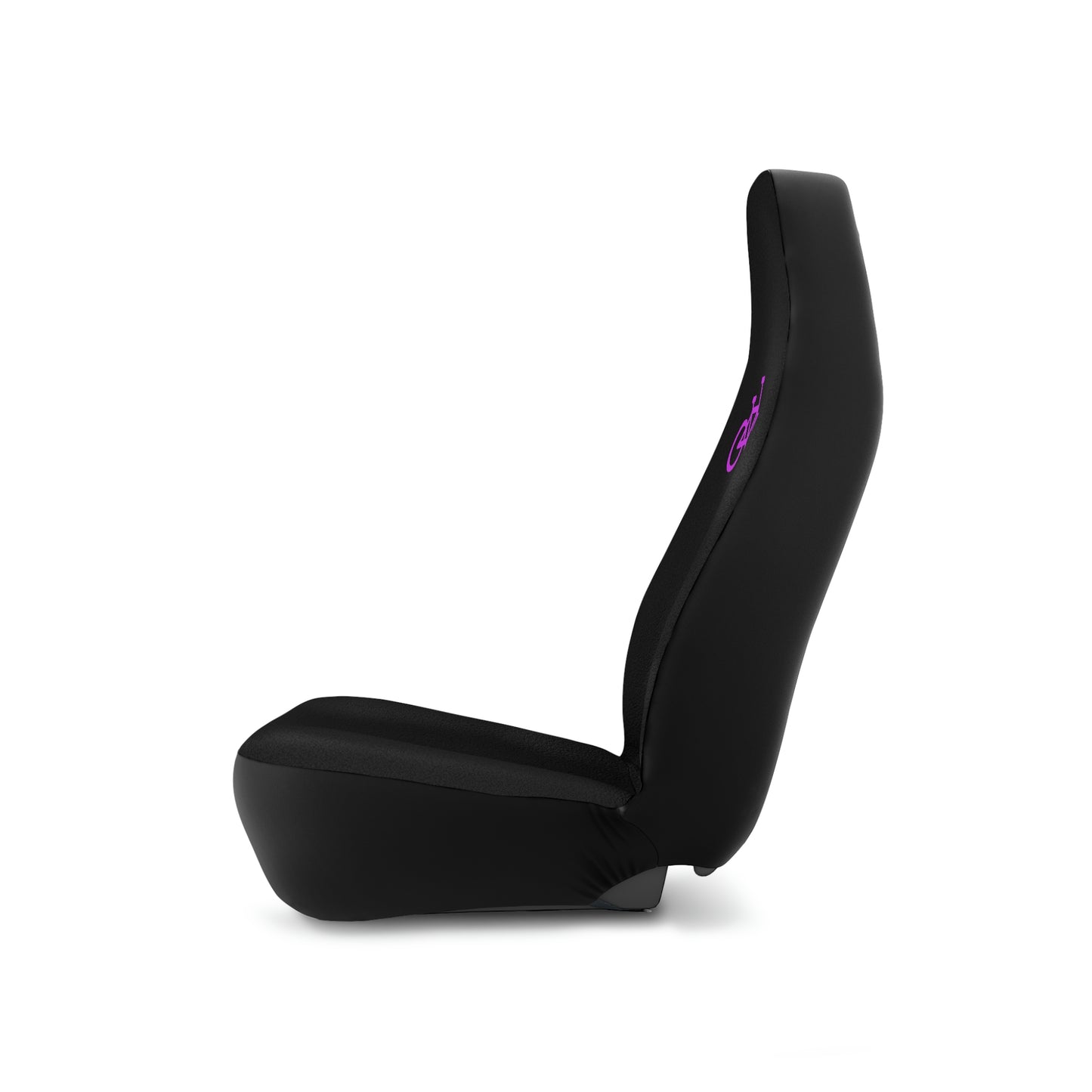 Black Car Seat Covers - Pink Bike
