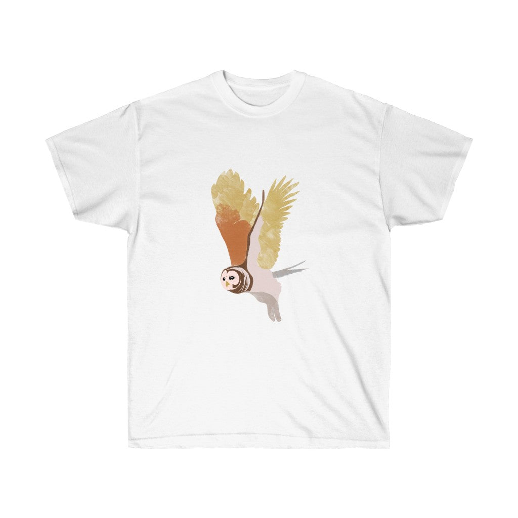 Unisex Ultra Cotton Tee - Flying Owl