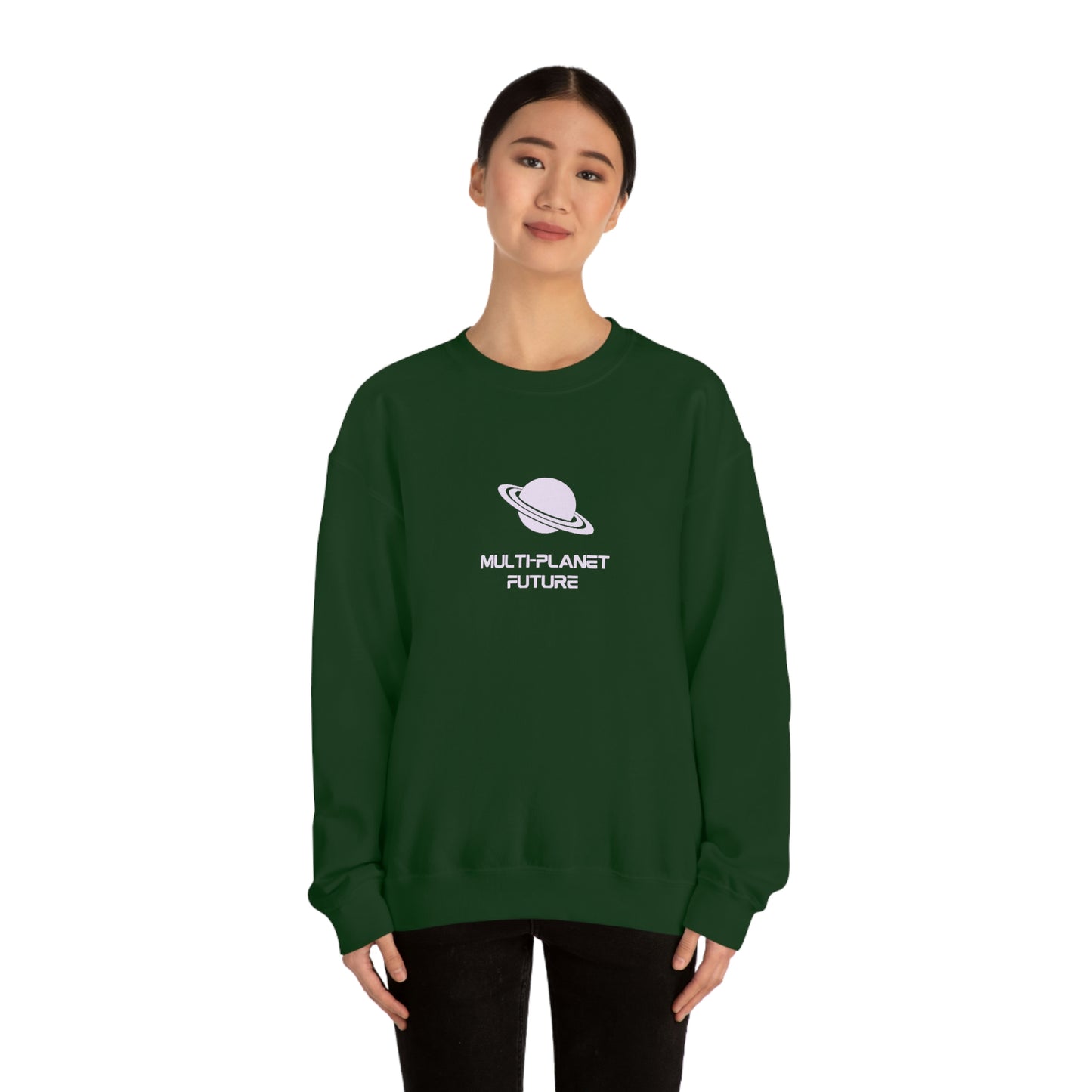 MULTI-PLANET FUTURE - Unisex Heavy Blend™ Crewneck Sweatshirt