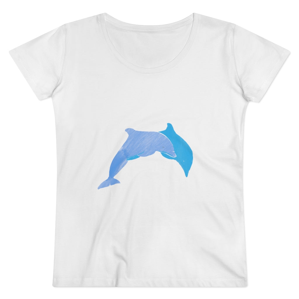 Organic Women's Lover T-shirt - Dolphins