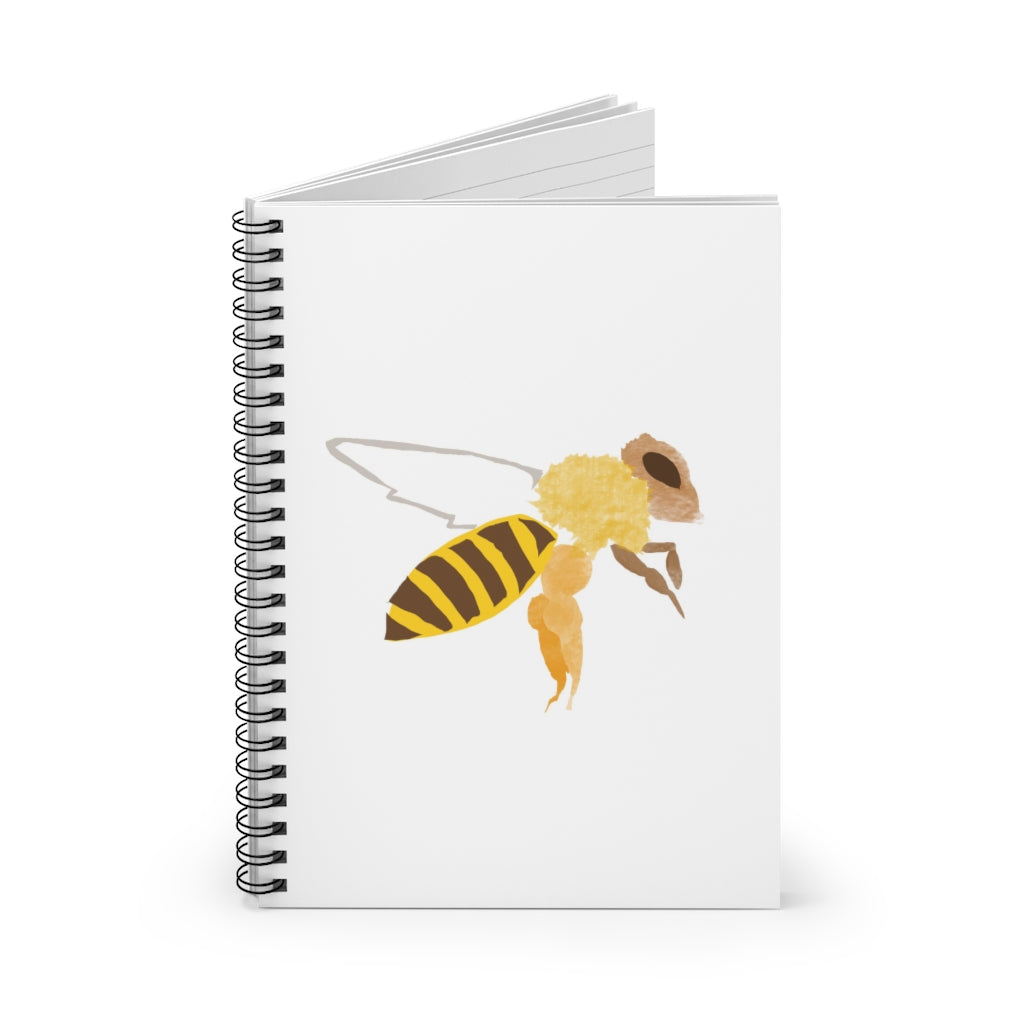 Bee Cover - Spiral Notebook - Ruled Line