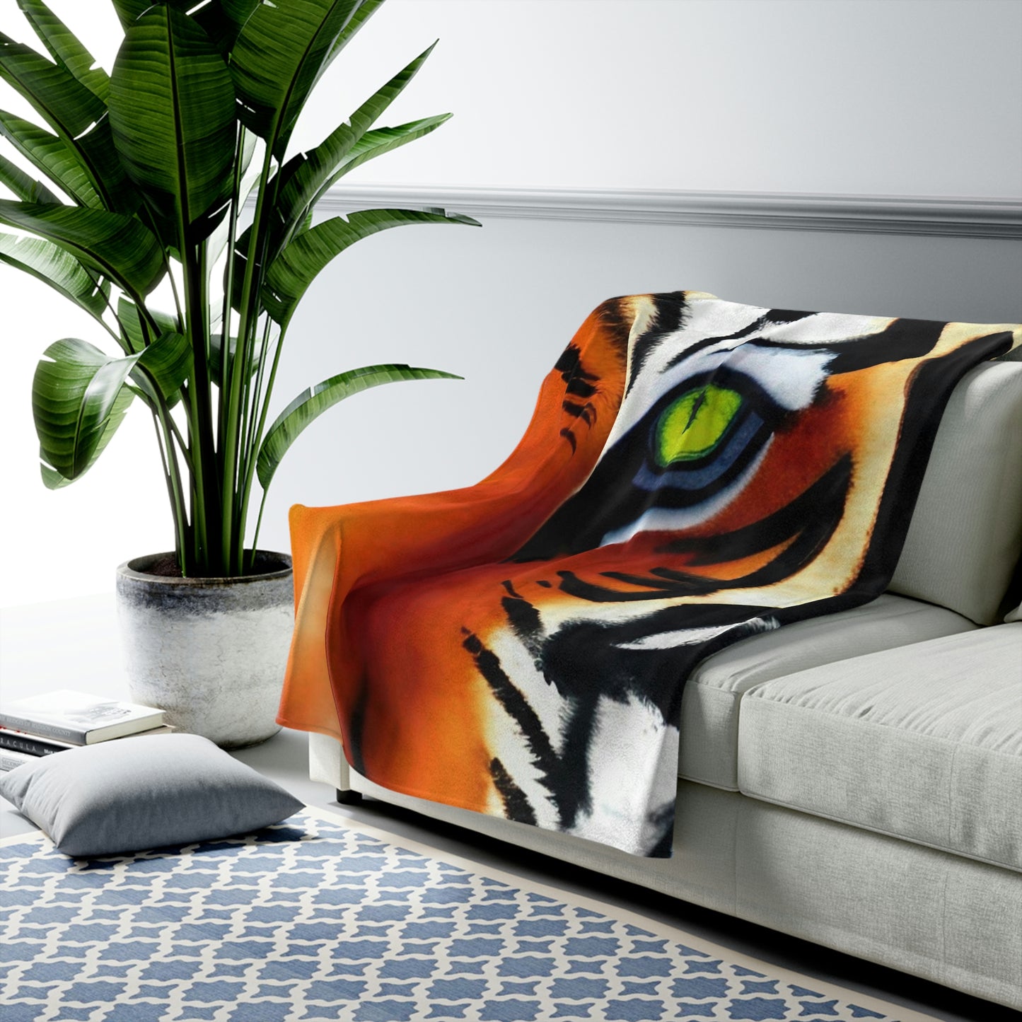 TIGER - Velveteen Plush Blanket