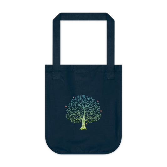 Organic Canvas Tote Bag - Tree of Life