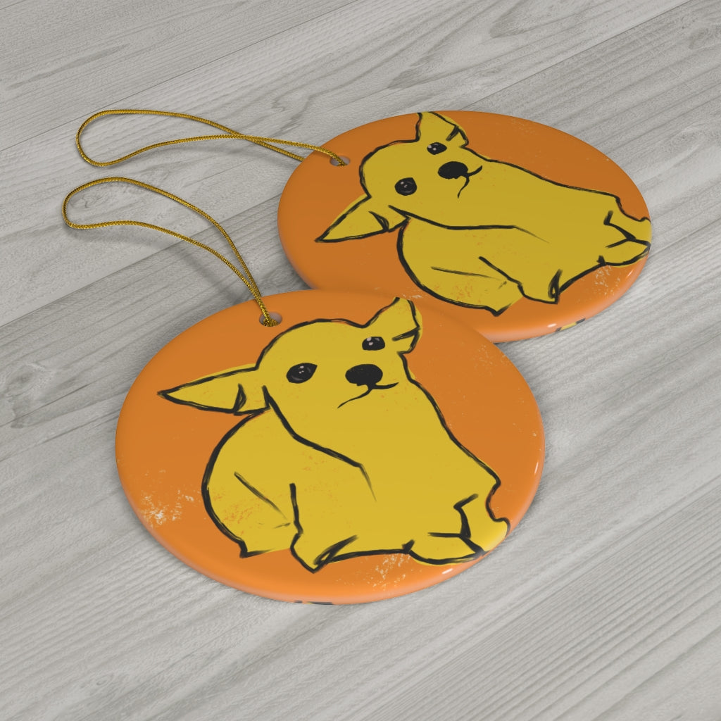 Chi the Chihuahua - Ceramic Ornaments