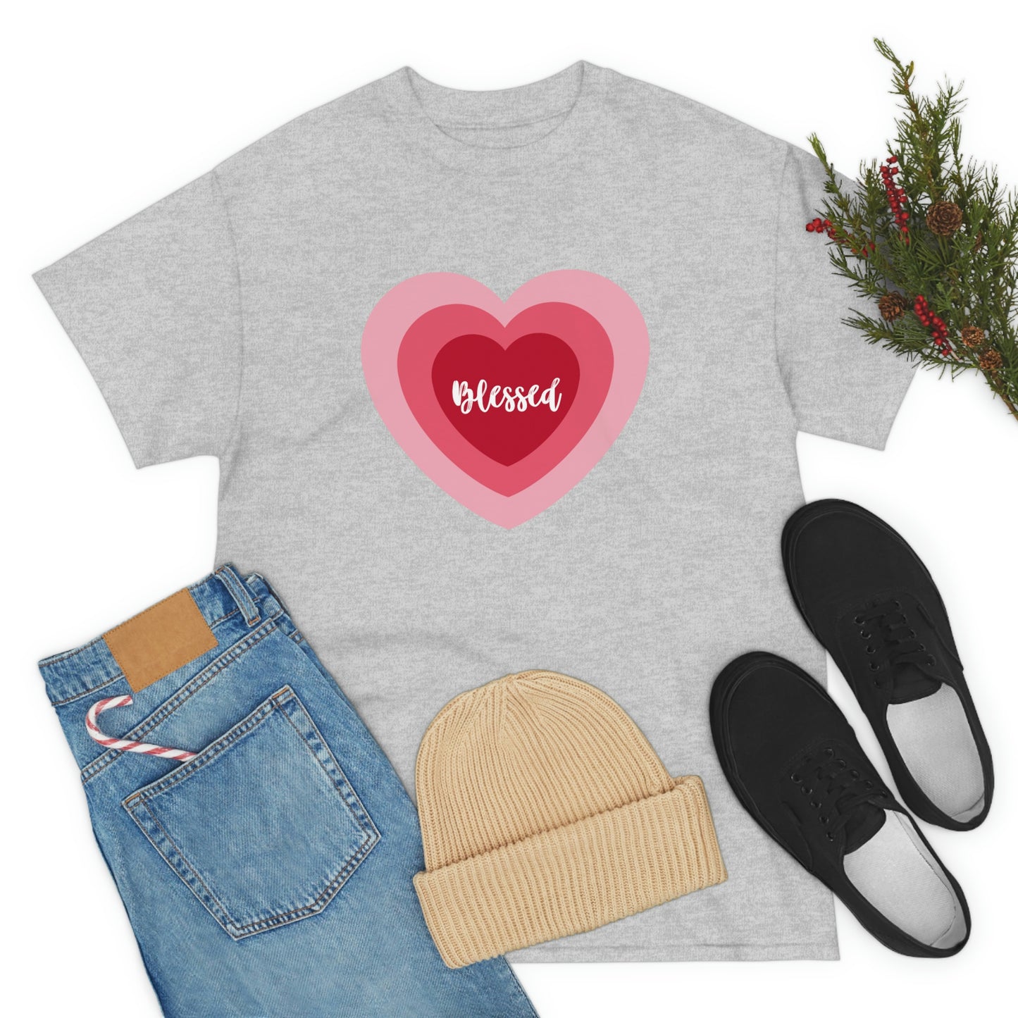 Blessed Heart - Unisex Heavy Cotton Tee