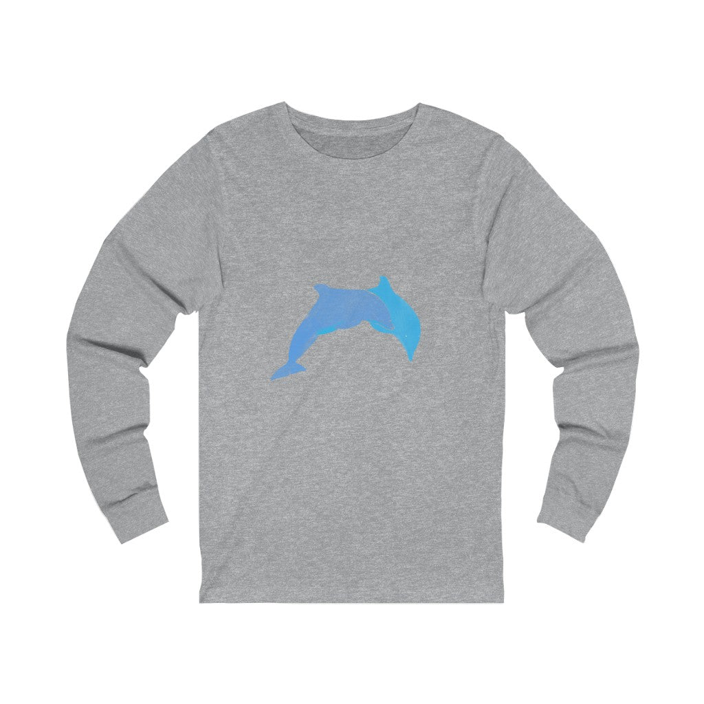 Unisex Jersey Long Sleeve Tee - Dolphins