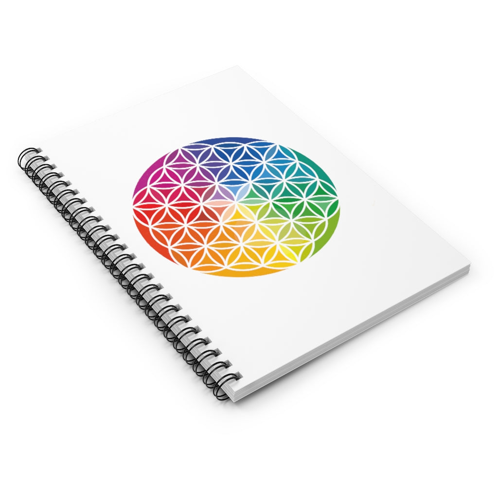 Flower of Life - Spiral Notebook - Ruled Line