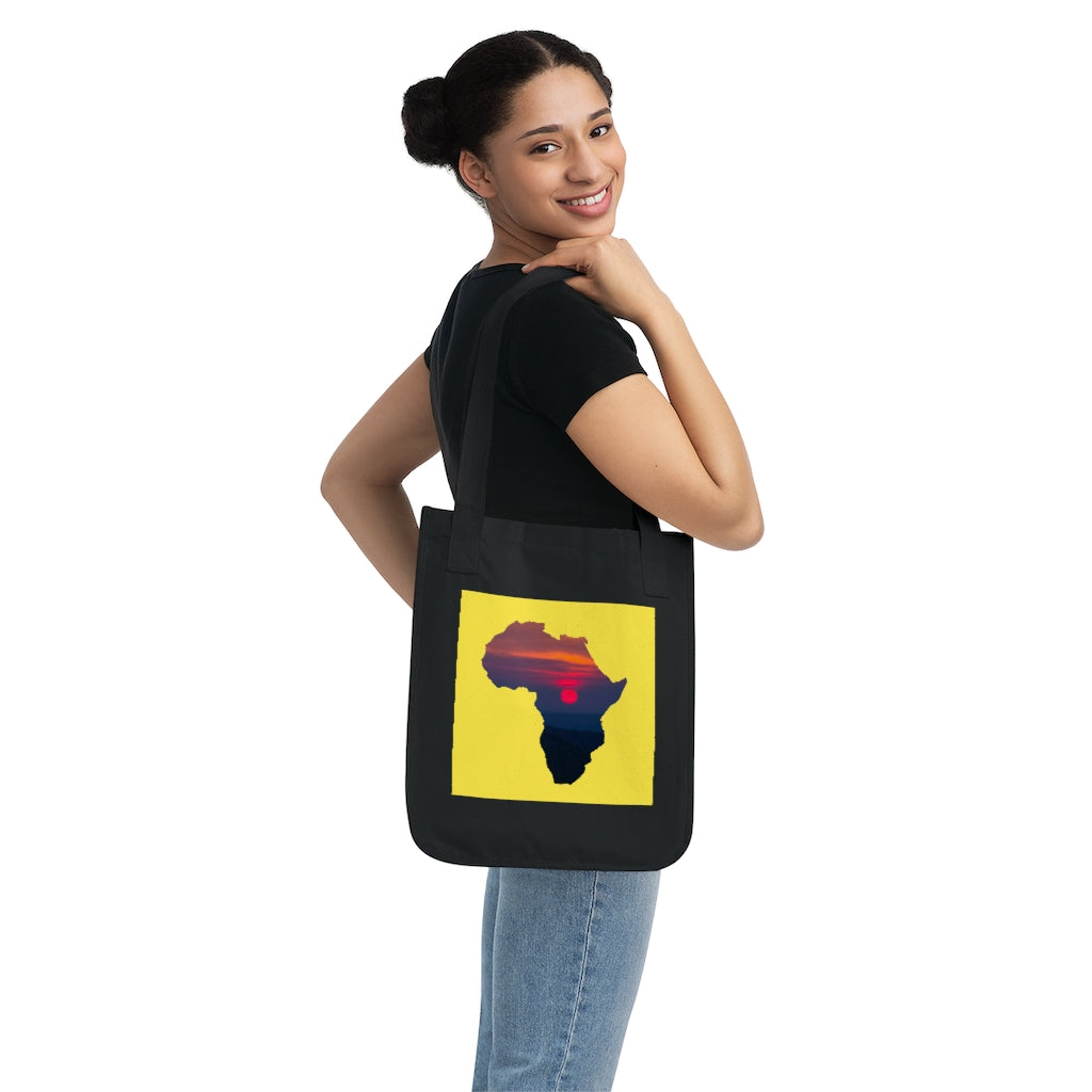 Organic Canvas Tote Bag - Africa