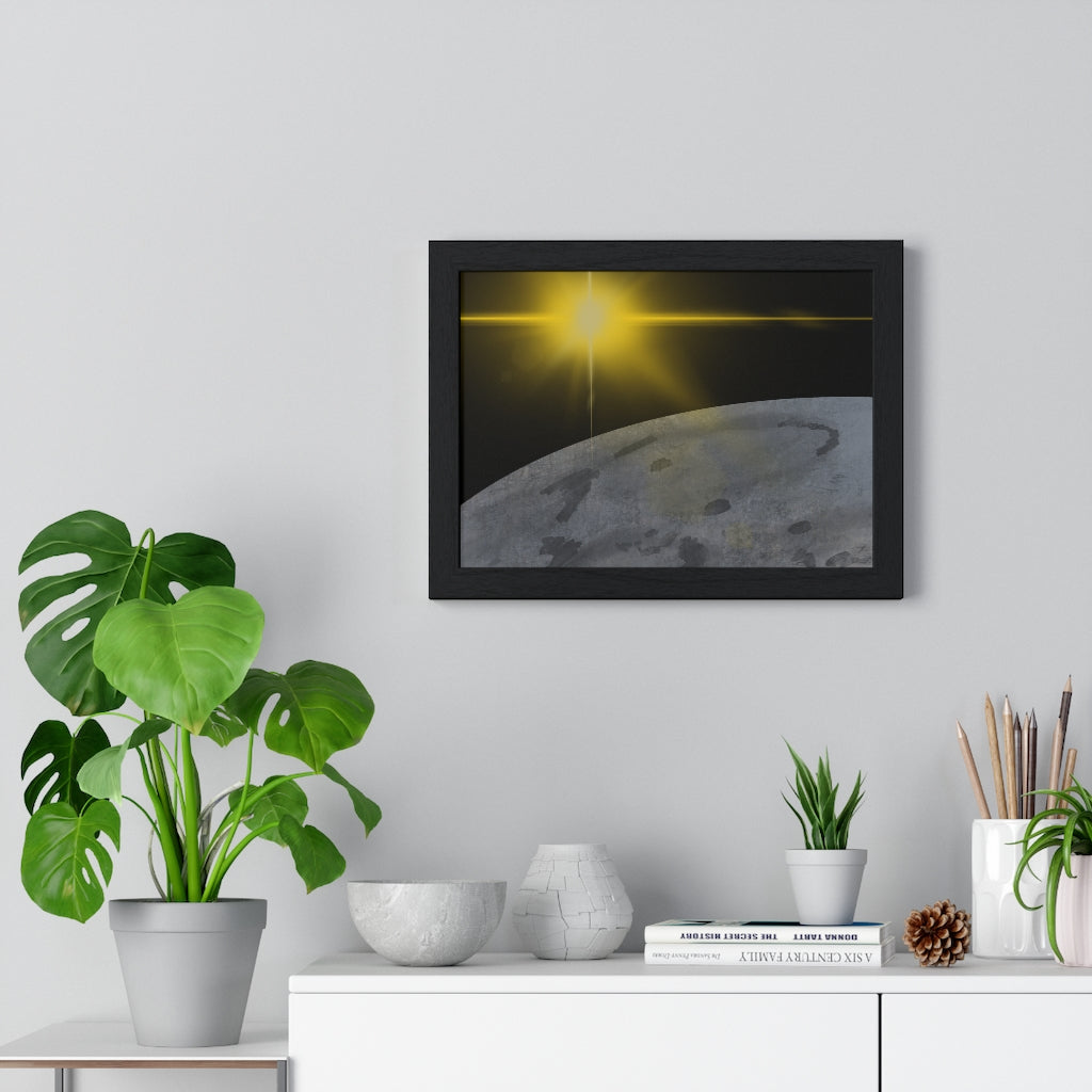 Moonscape - Premium Framed Horizontal Poster