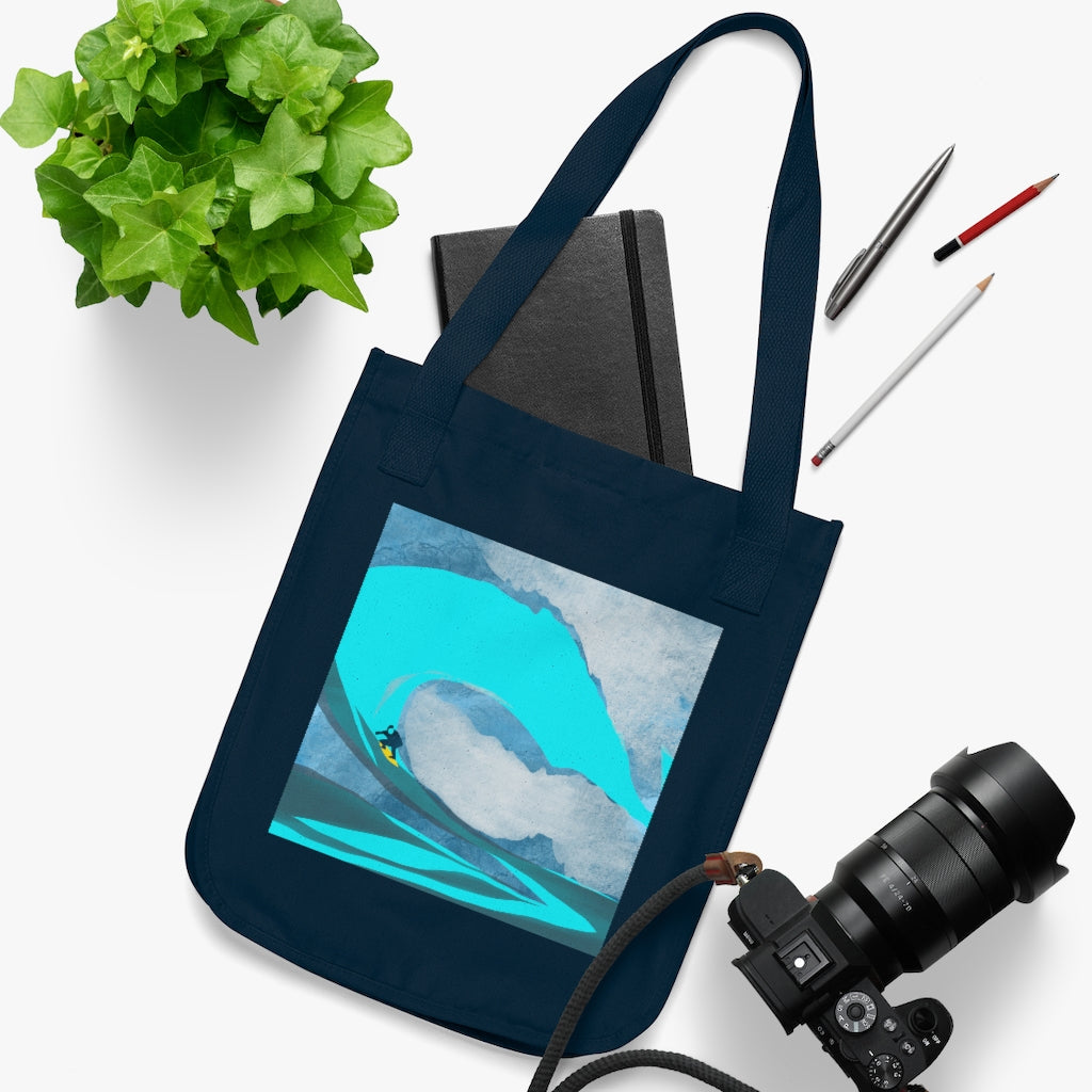 Organic Canvas Tote Bag - Surfer