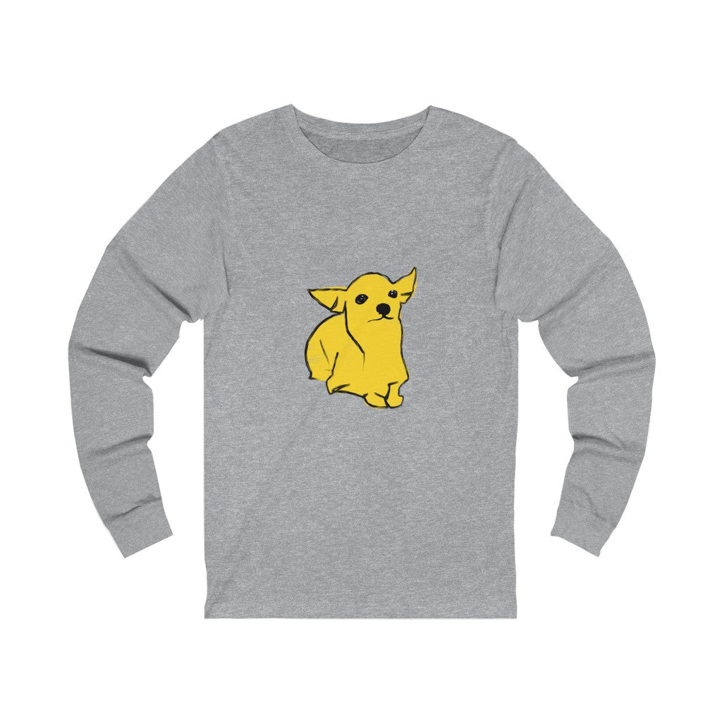 Unisex Jersey Long Sleeve Tee - Puppy