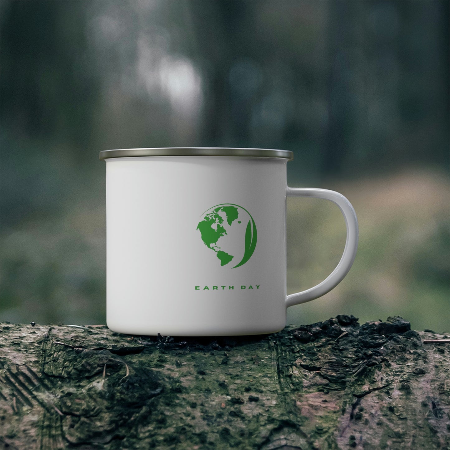Enamel Camping Mug - EARTH DAY