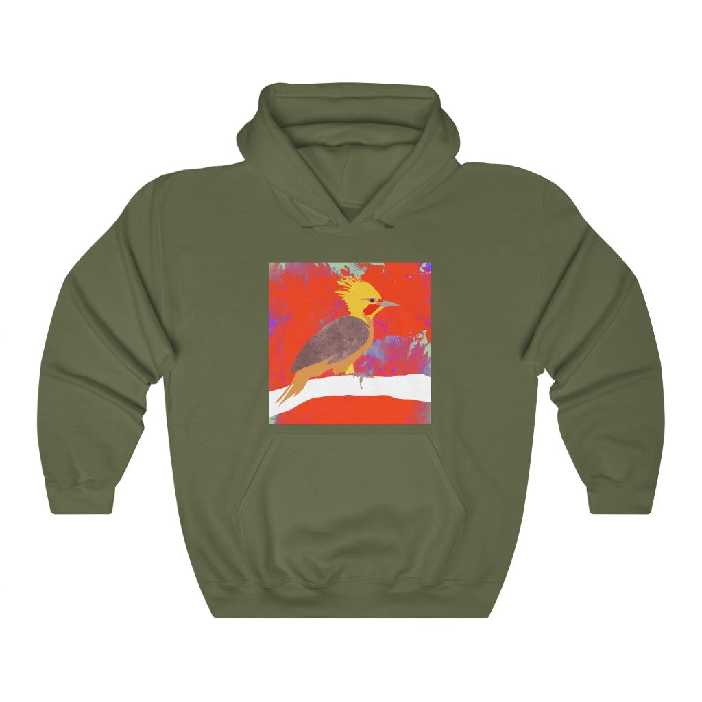 Unisex Heavy Blend™ Hooded Sweatshirt - Bird Design