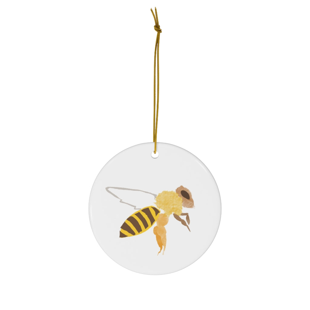 Yellow Jacket Bee - Ceramic Ornaments