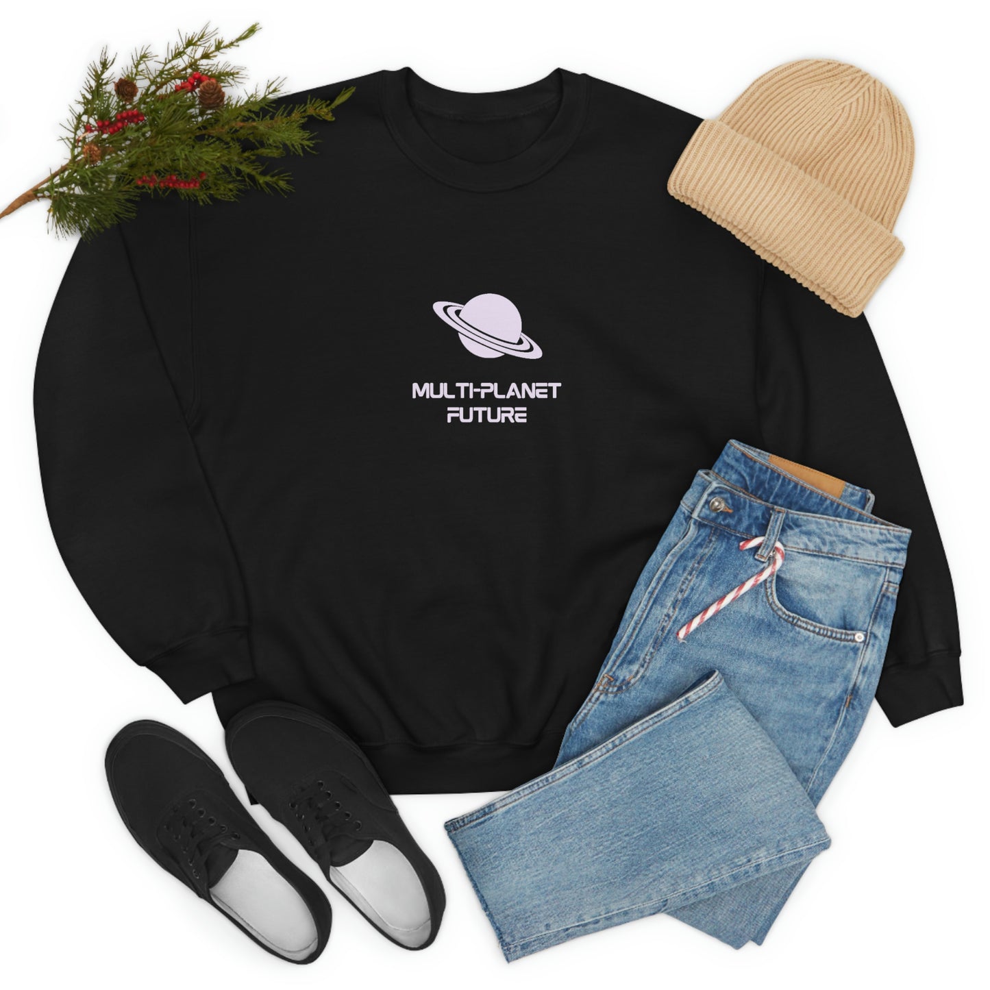 MULTI-PLANET FUTURE - Unisex Heavy Blend™ Crewneck Sweatshirt