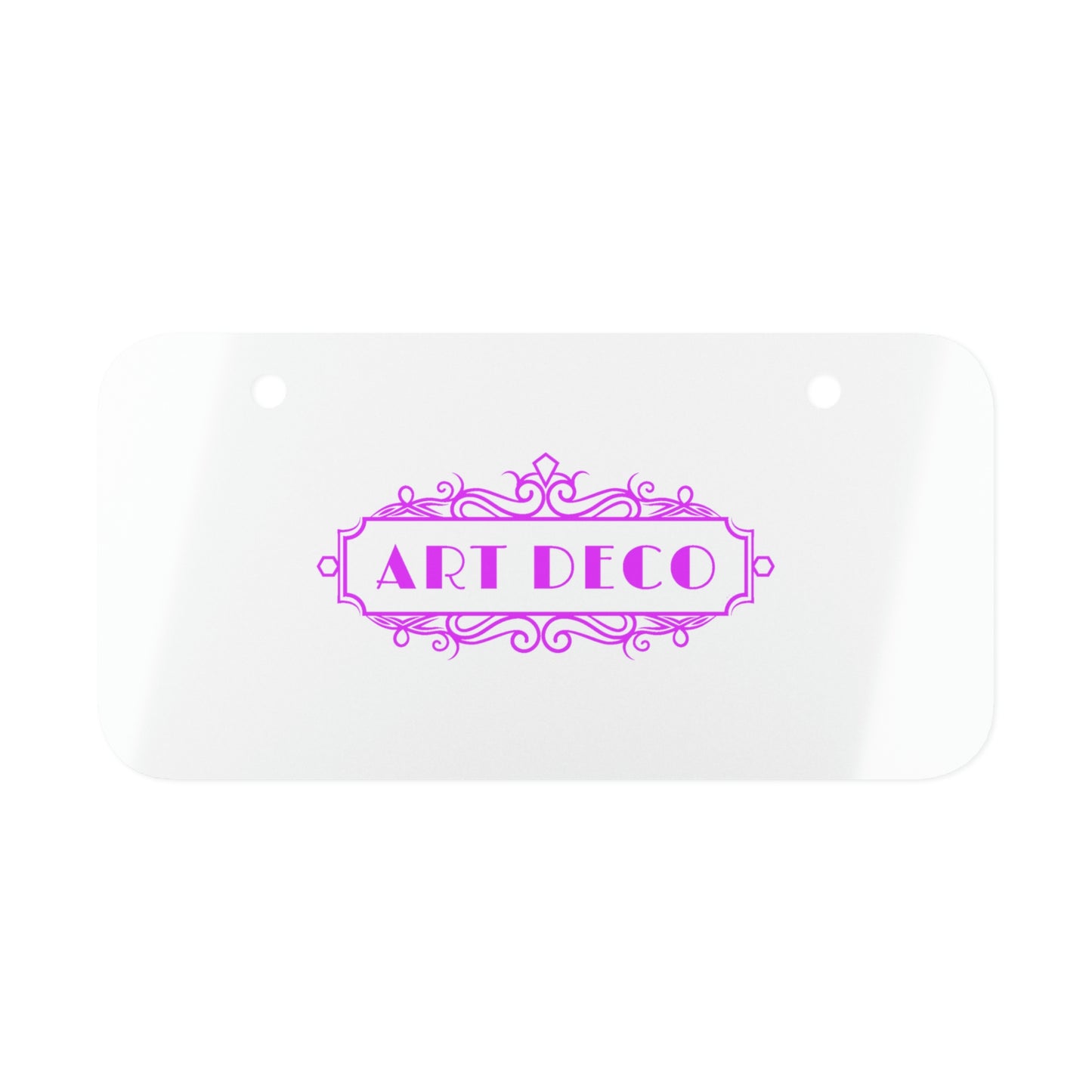 ART DECO - Mini License Plate