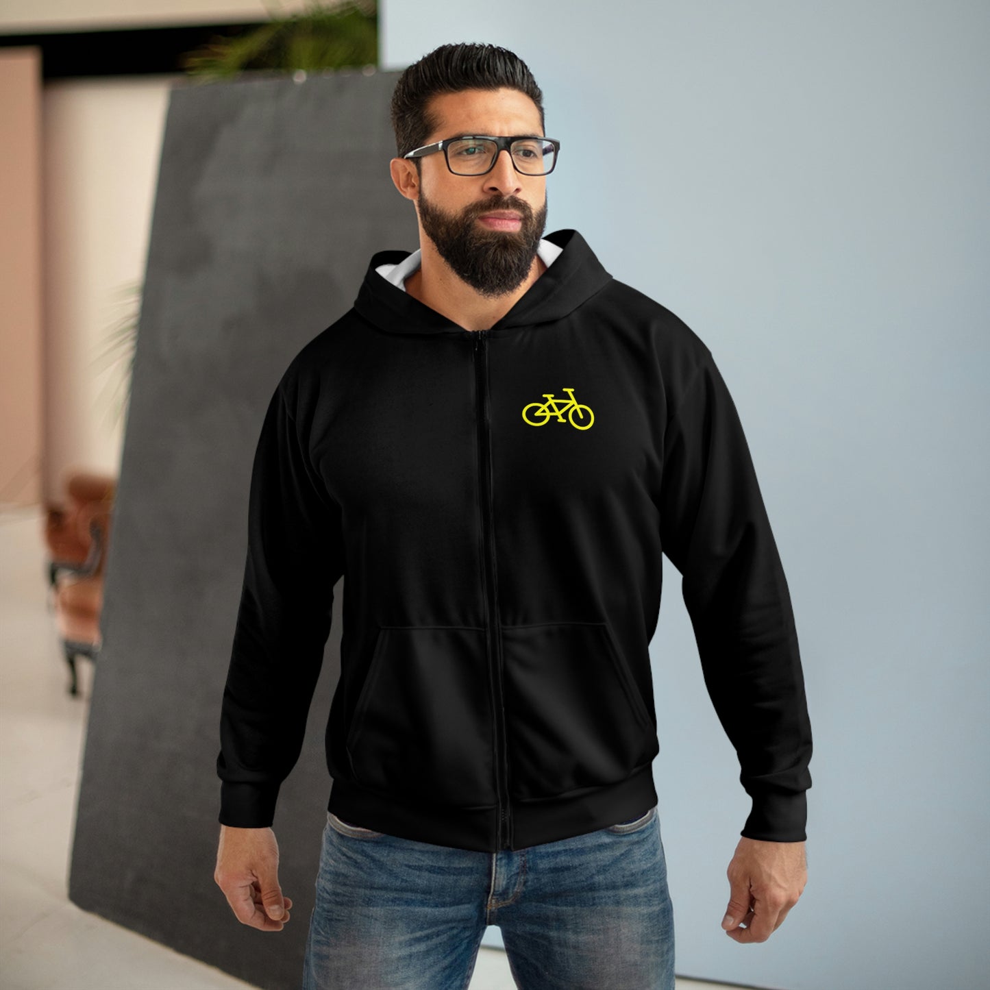 BIKE - Unisex Zip Hoodie