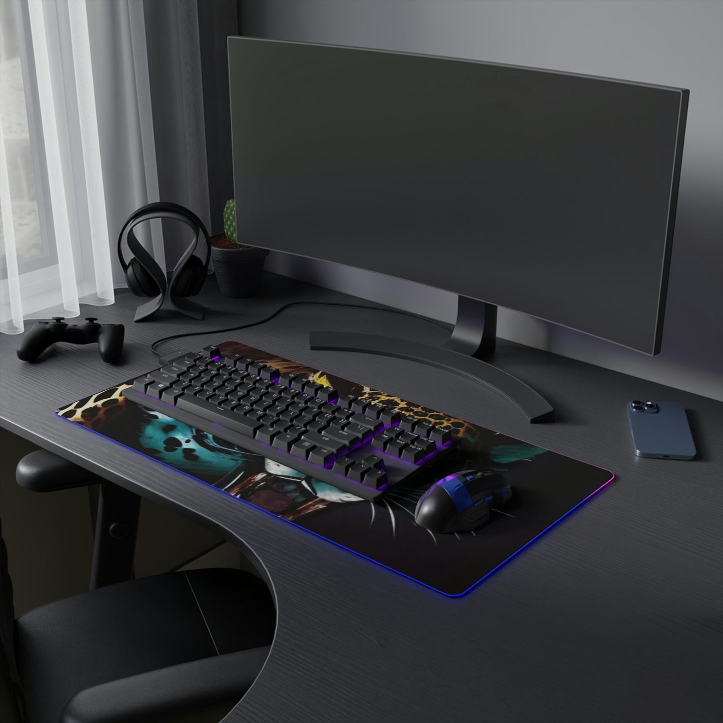LED Gaming Mouse Pad - JAGUAR