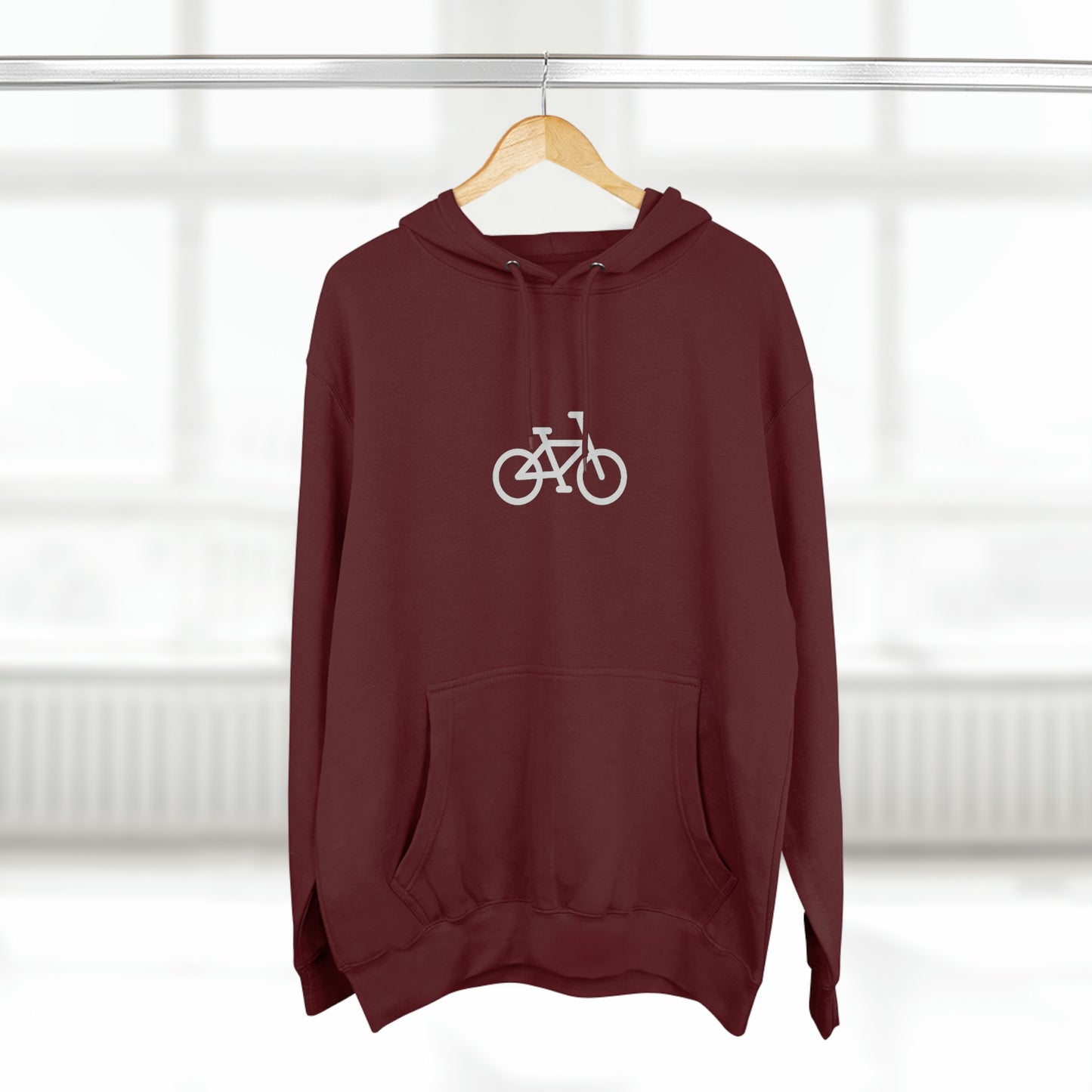Unisex Premium Pullover Hoodie - Bike Print