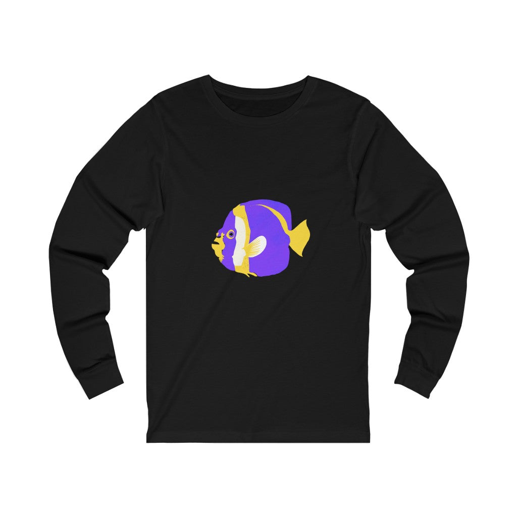 Unisex Jersey Long Sleeve Tee - Fish