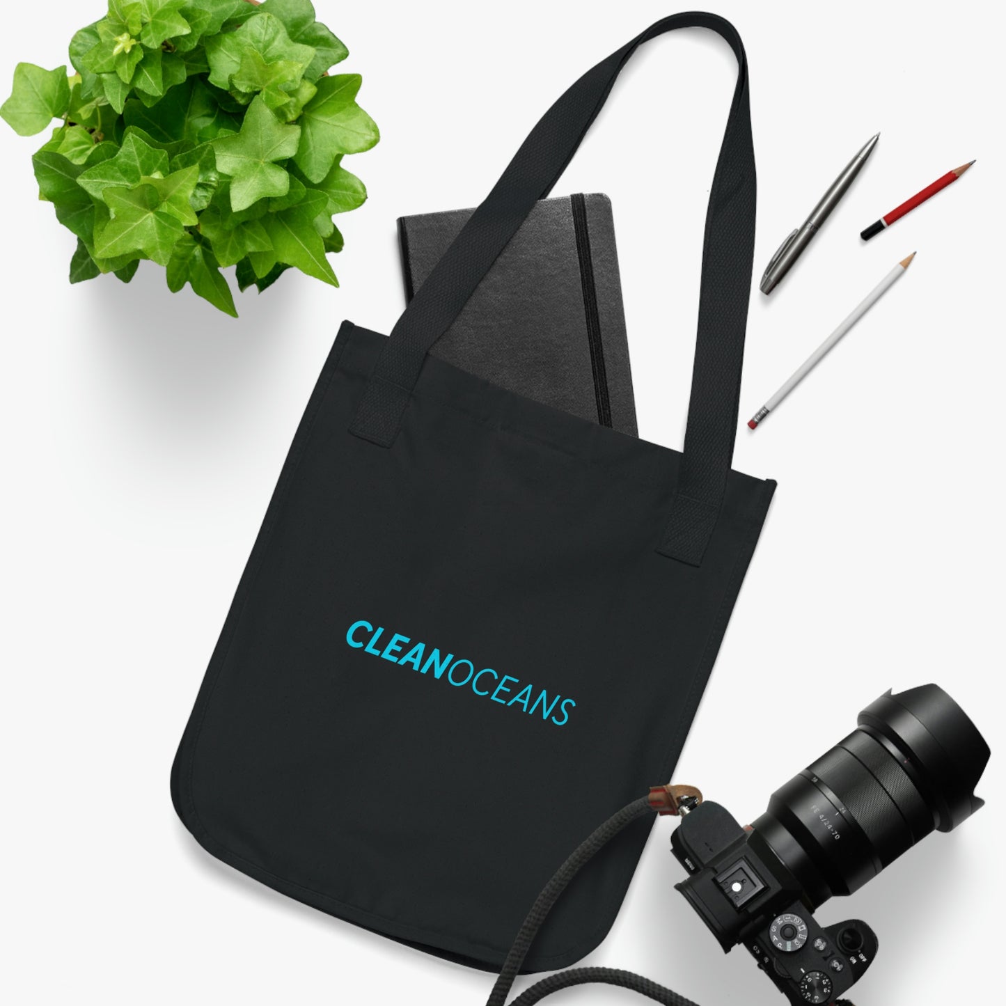 CleanOceans - Organic Canvas Tote Bag