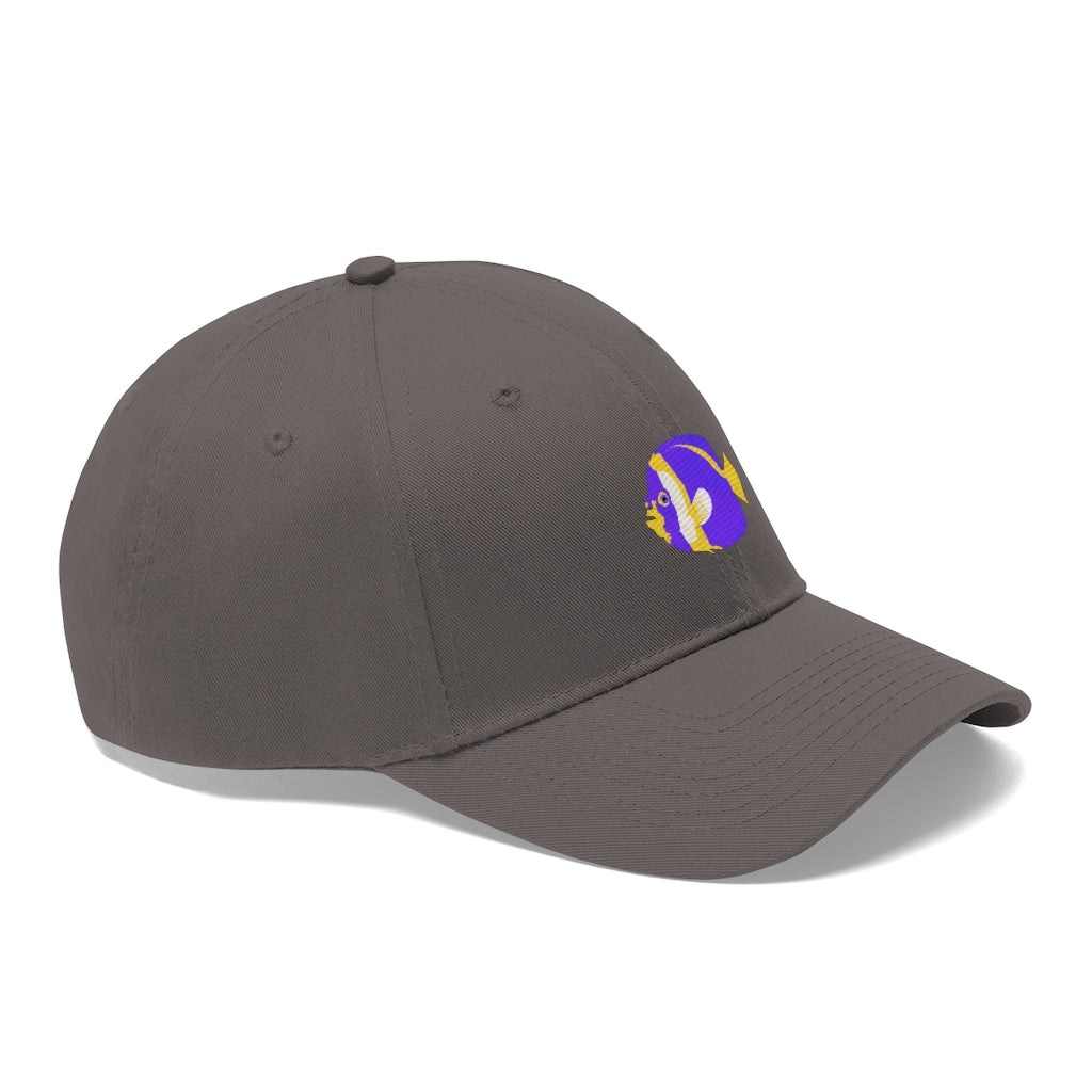 Unisex Twill Hat - Fish Design