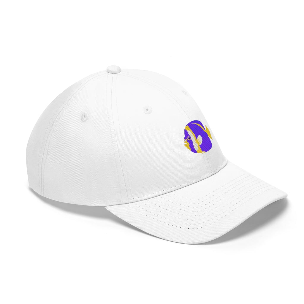 Unisex Twill Hat - Fish Design