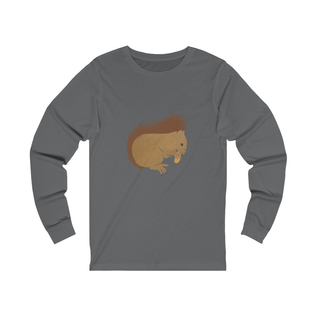 Unisex Jersey Long Sleeve Tee - Squirrel