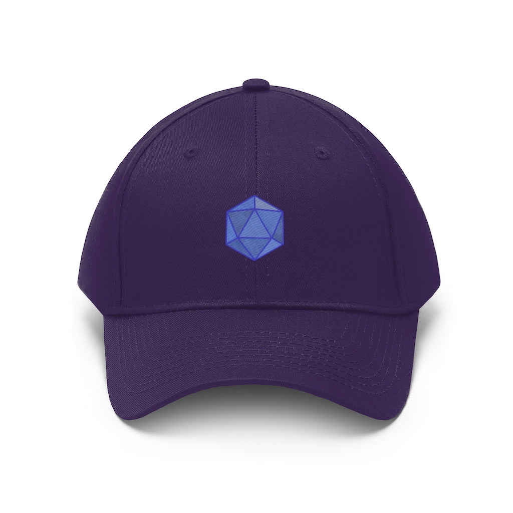 Unisex Twill Hat - Icosahedron