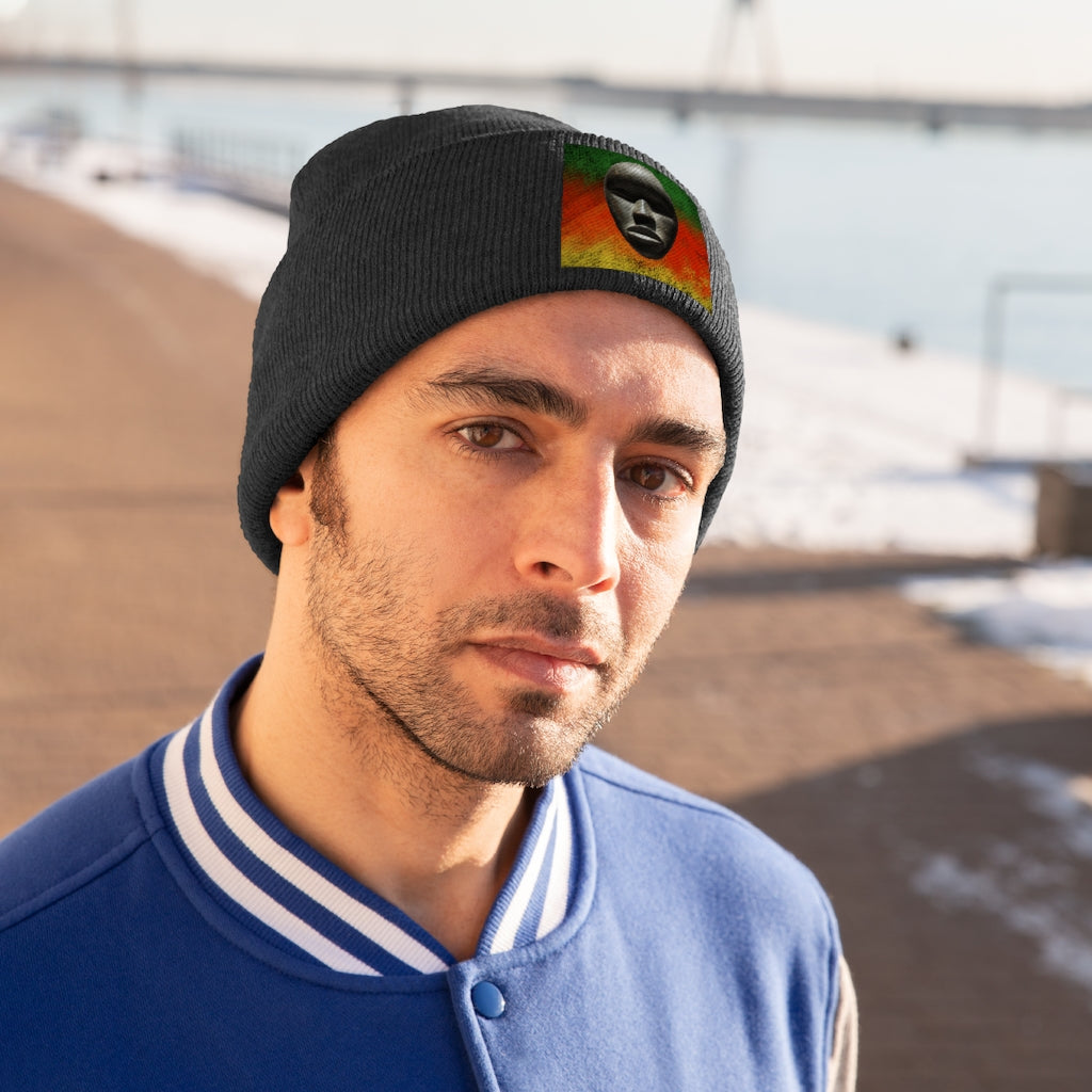 African Mask - Knit Beanie