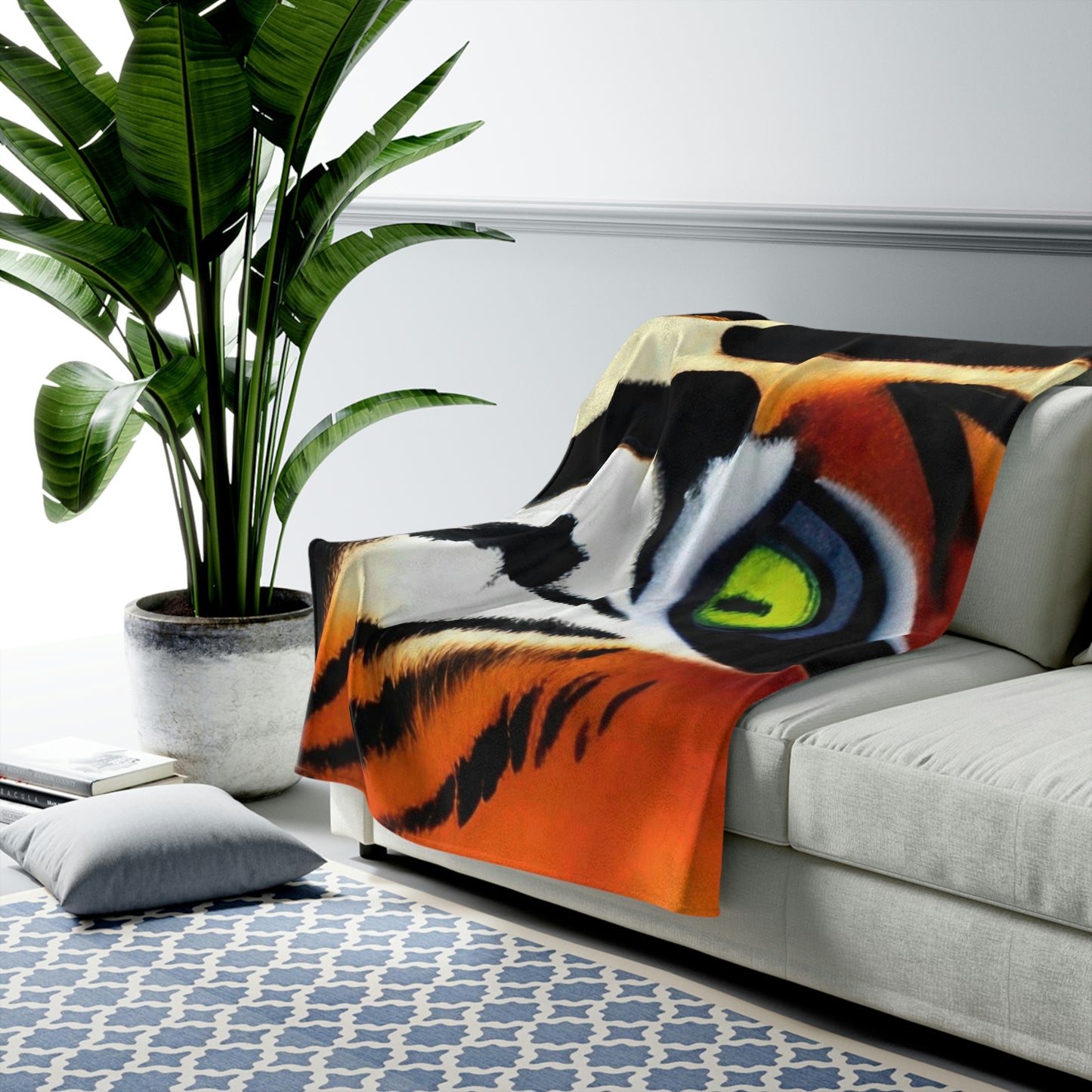 TIGER - Velveteen Plush Blanket