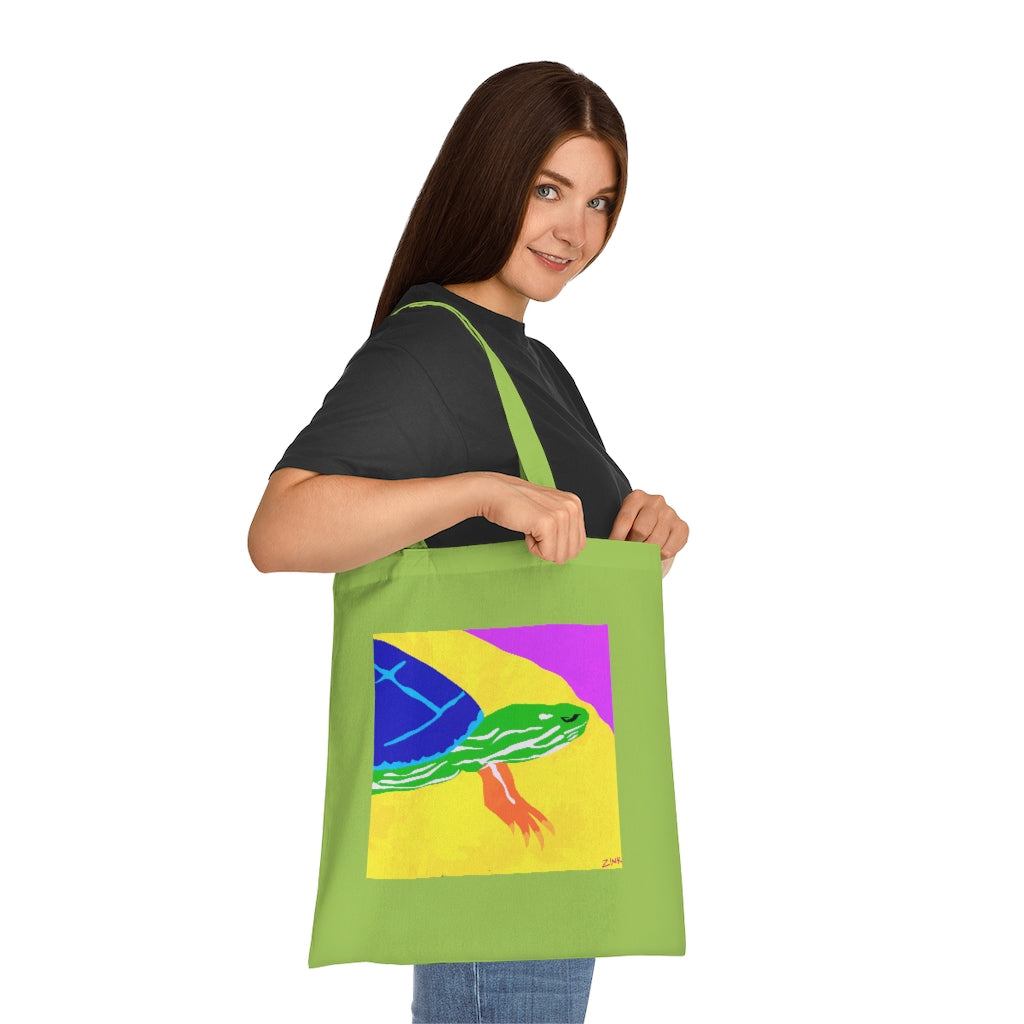 Cotton Tote - Turtle Design