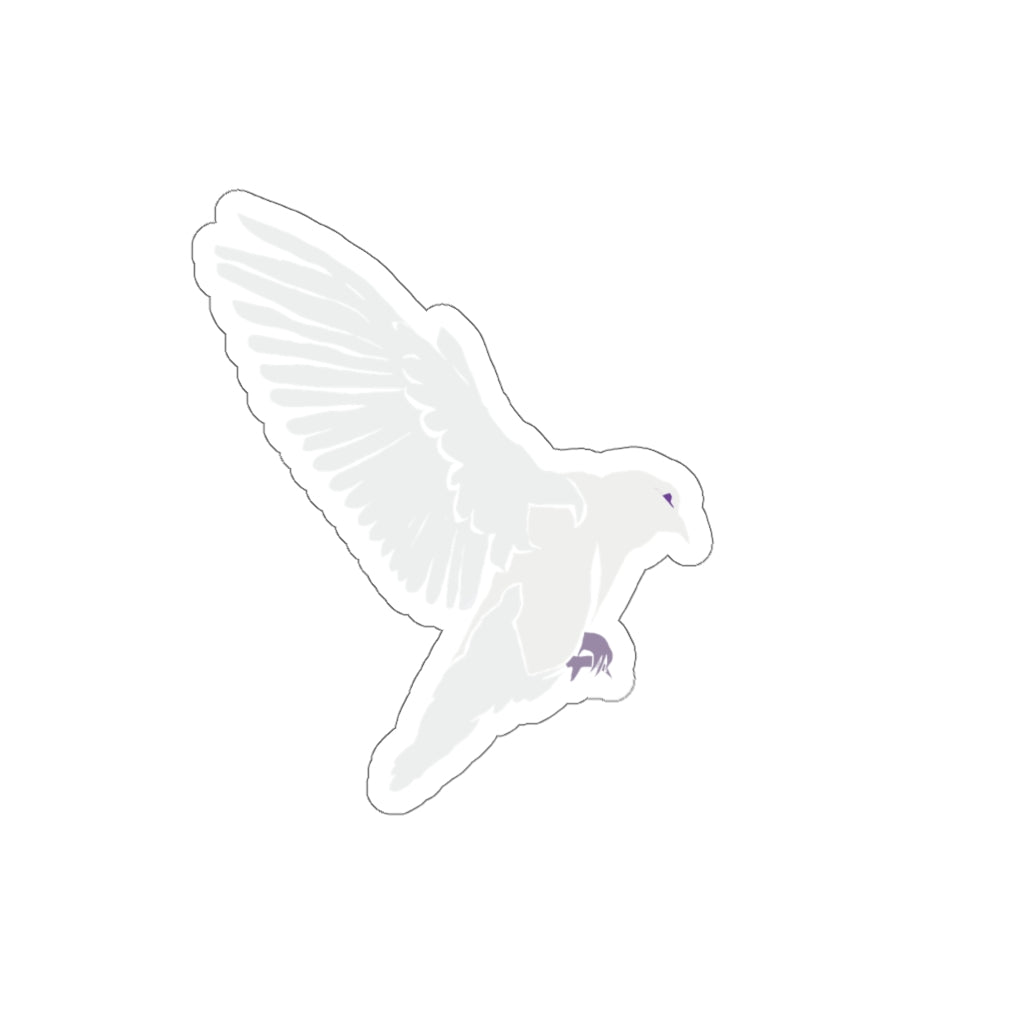 White Dove Kiss-Cut Sticker