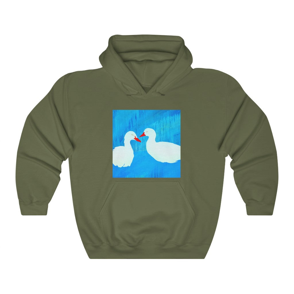 Duck Design - Unisex Heavy Blend™ Hooded Sweatshirt