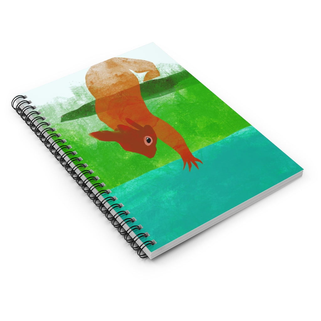 Squirrel Spiral Notebook - Ruled Line