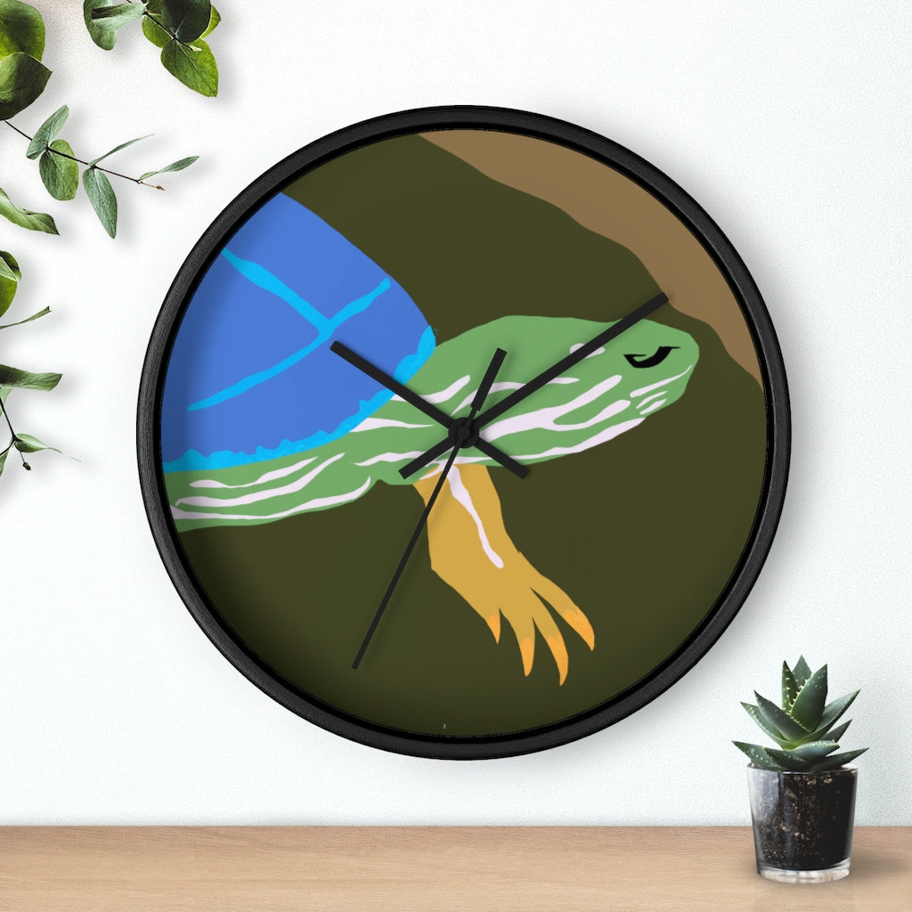 Turtle Wall clock (Earth Tones)