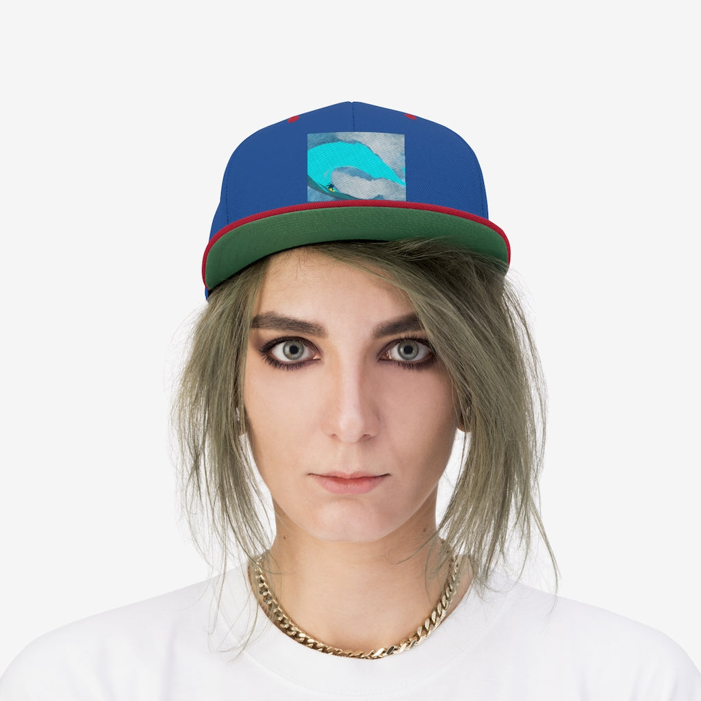 Surfing - Unisex Flat Bill Hat