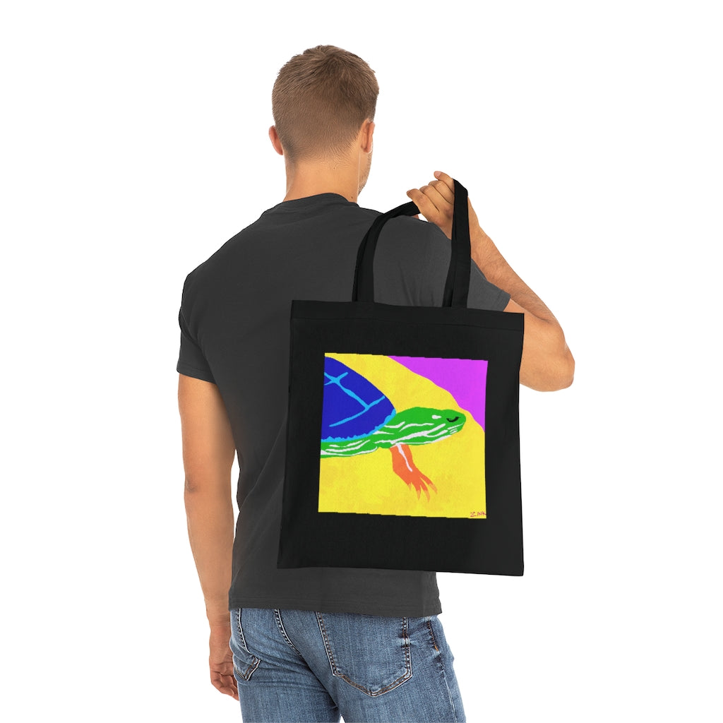 Cotton Tote - Turtle Design