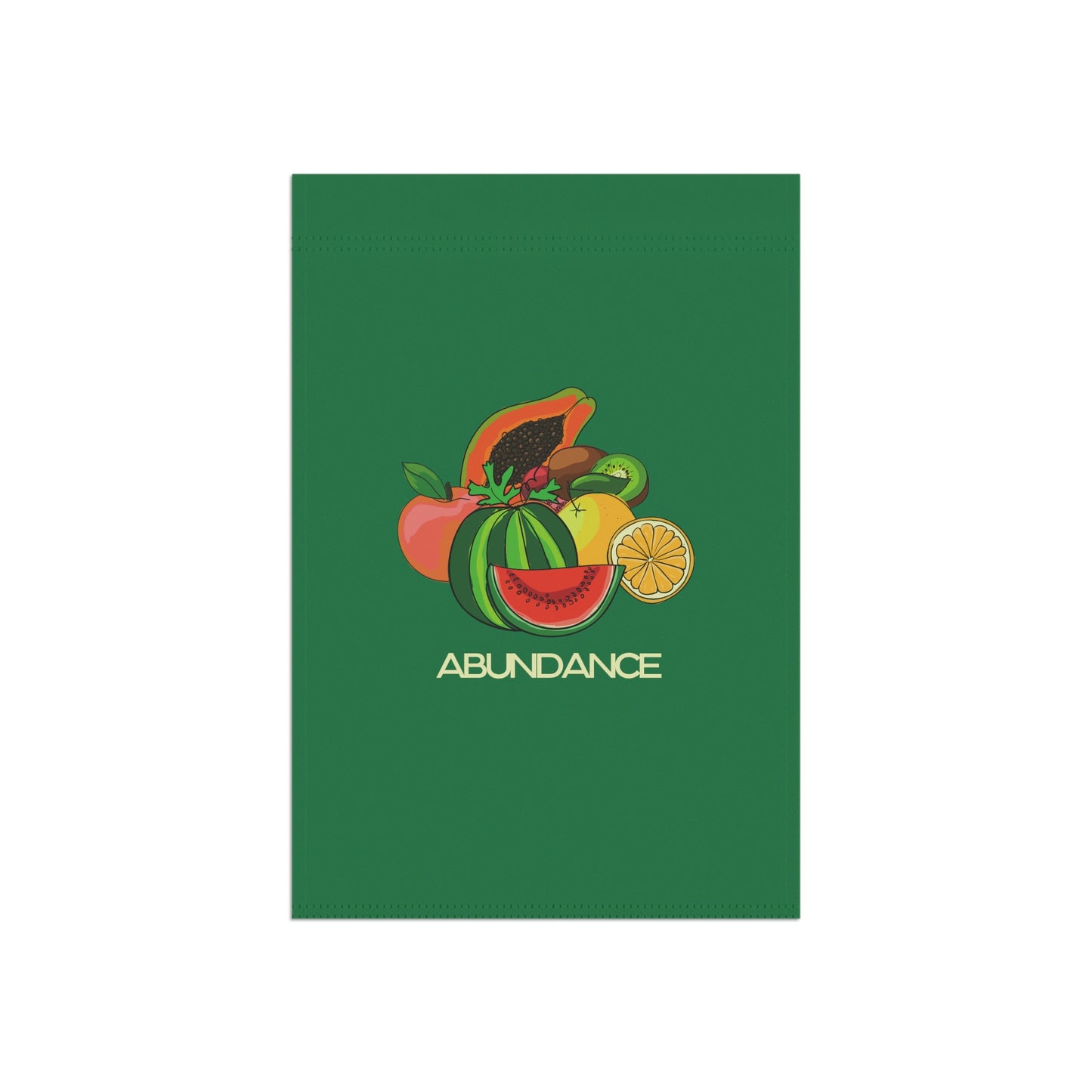 ABUNDANCE - Garden & House Banner - Green