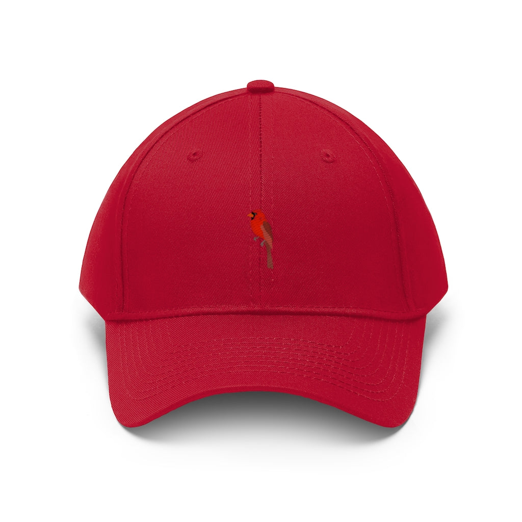 Unisex Twill Hat - Cardinal