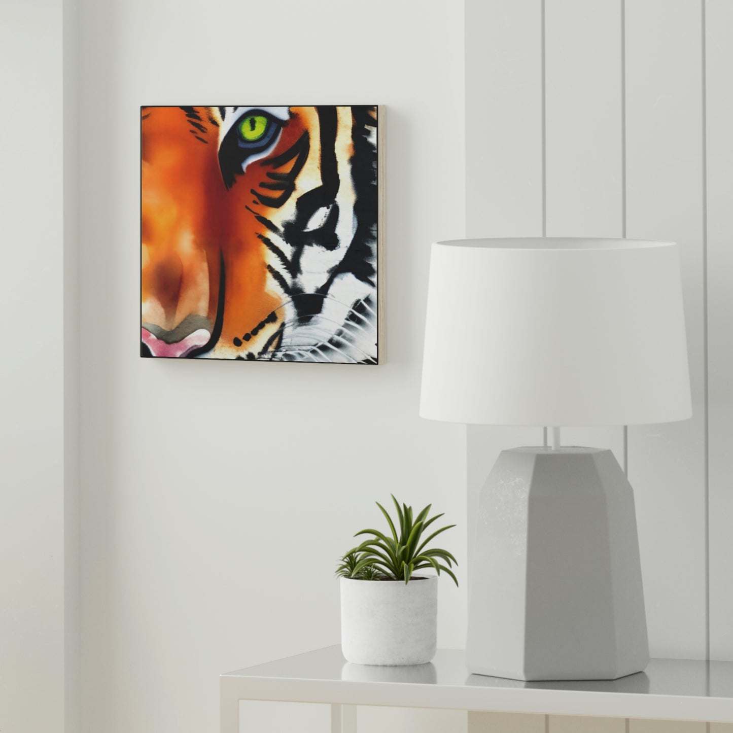 TIGER - Wood Canvas