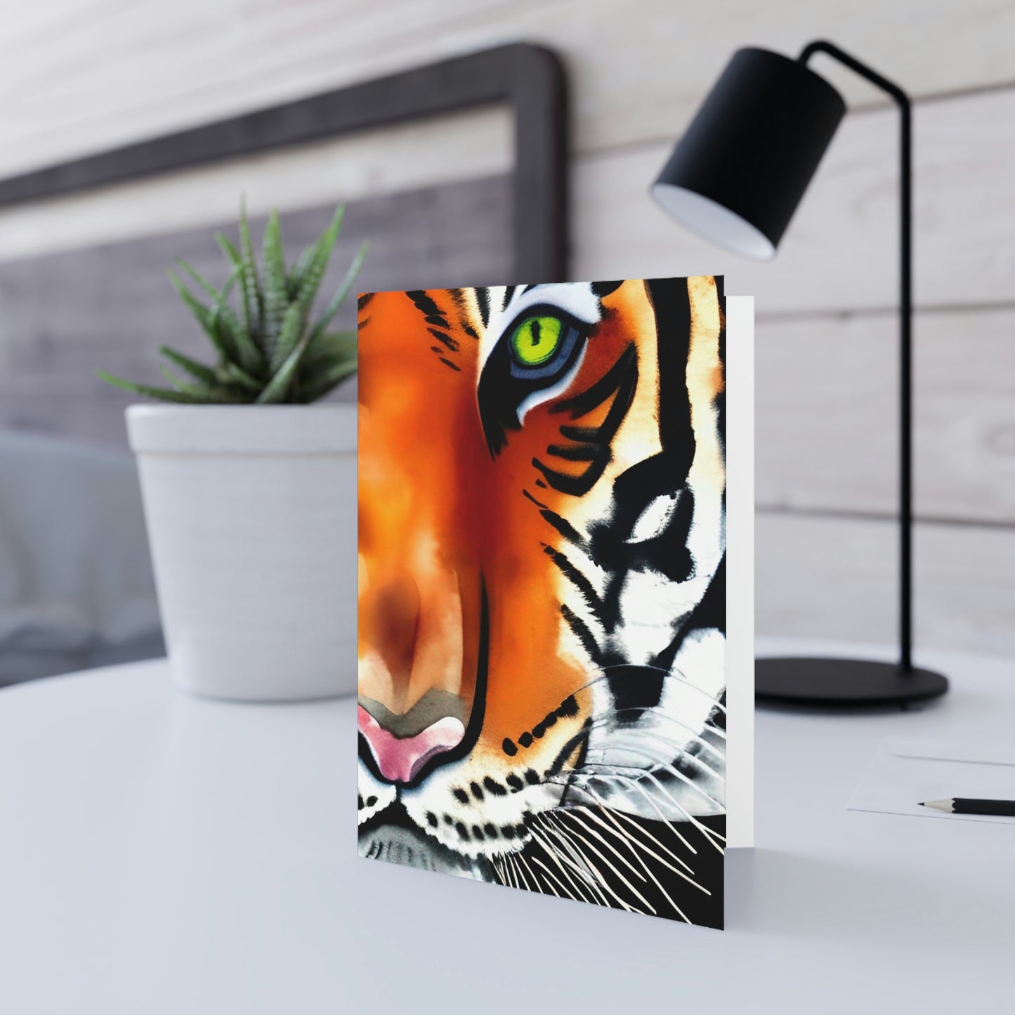TIGER - Folded Greeting Cards