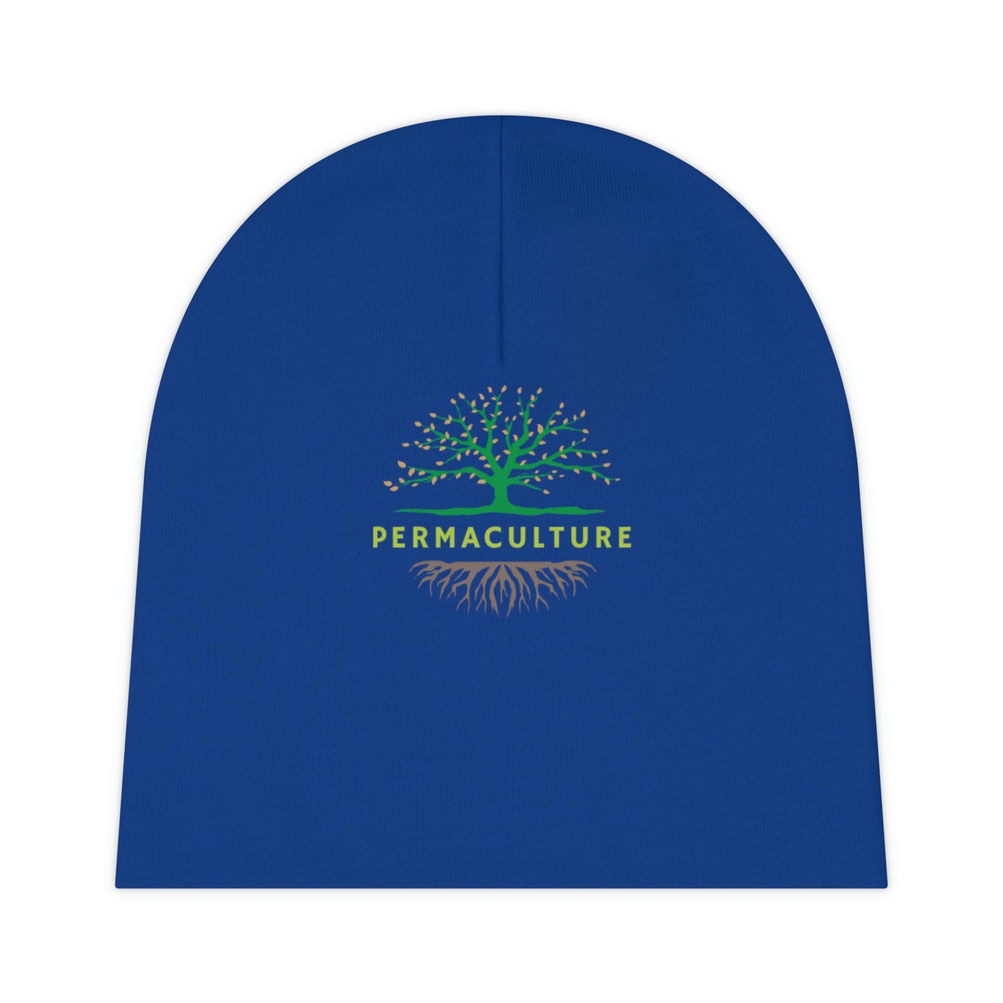 Blue Baby Beanie - Permaculture