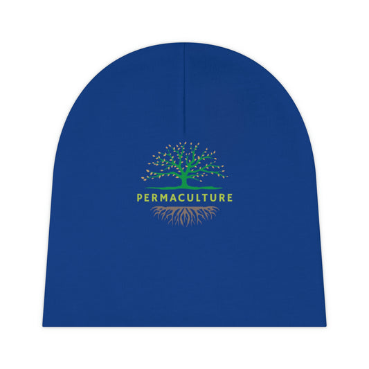 Blue Baby Beanie - Permaculture
