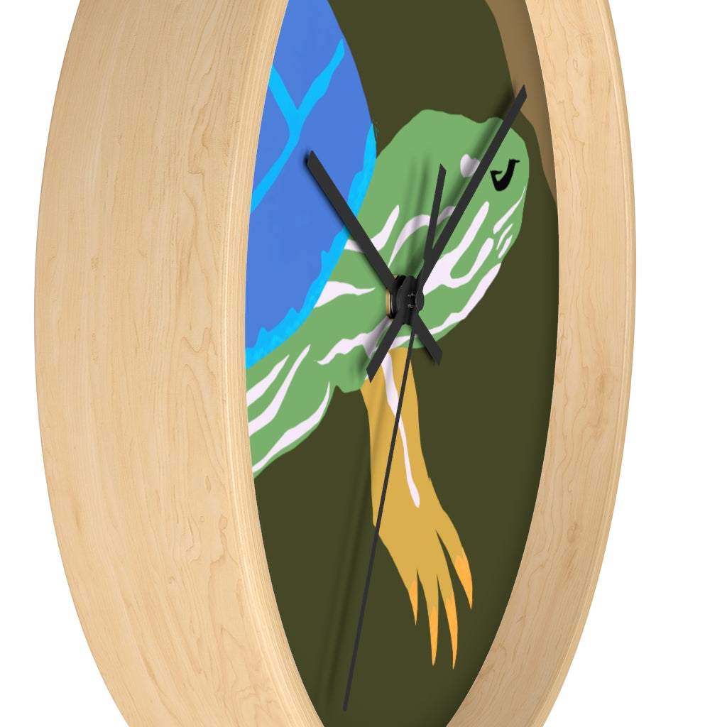 Turtle Wall clock (Earth Tones)