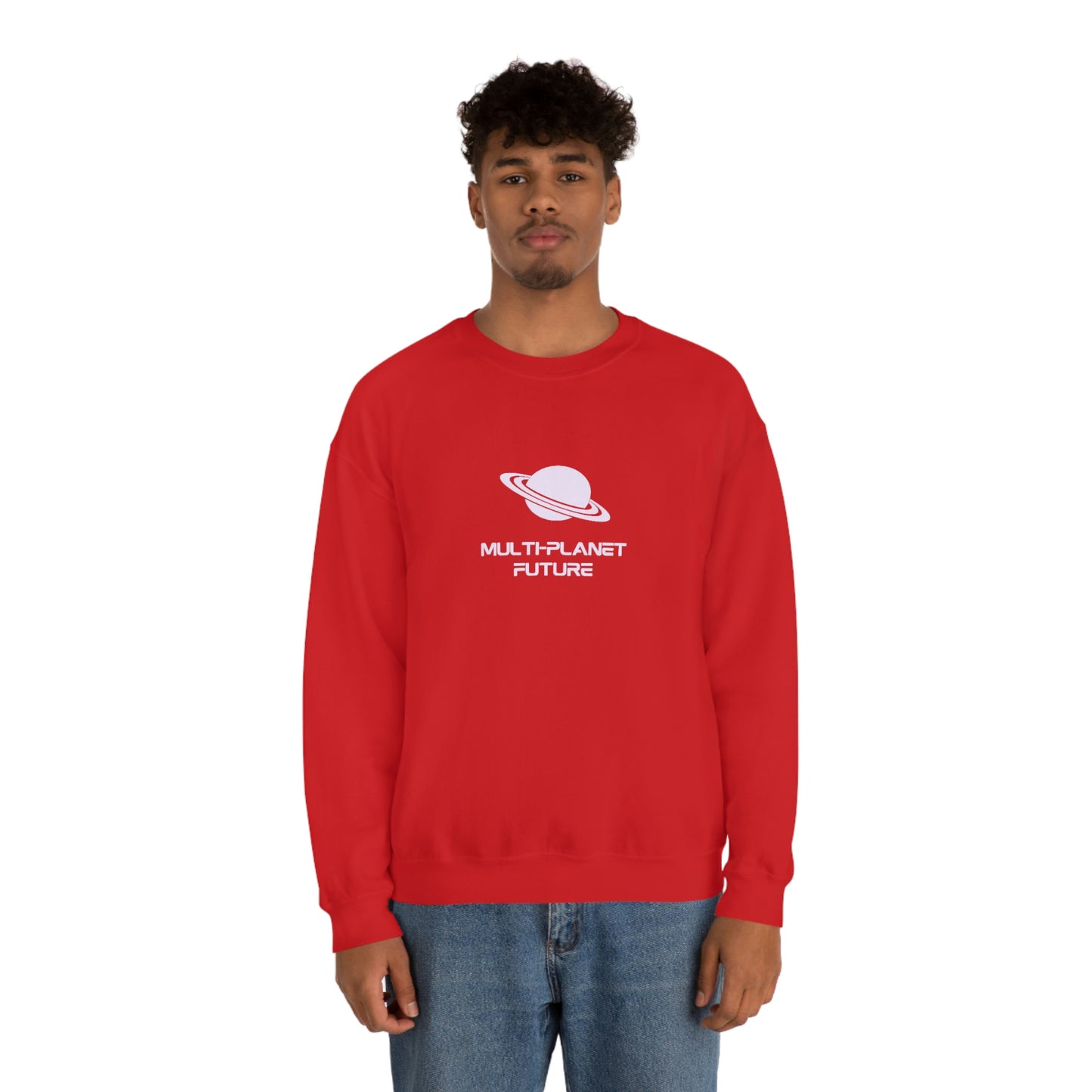 MULTI-PLANET FUTURE - Unisex Heavy Blend™ Crewneck Sweatshirt